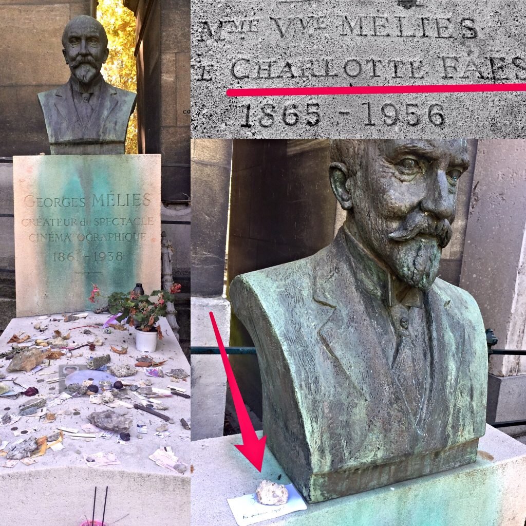 La tomba di George Méliès al cimitero di Père-Lachaise