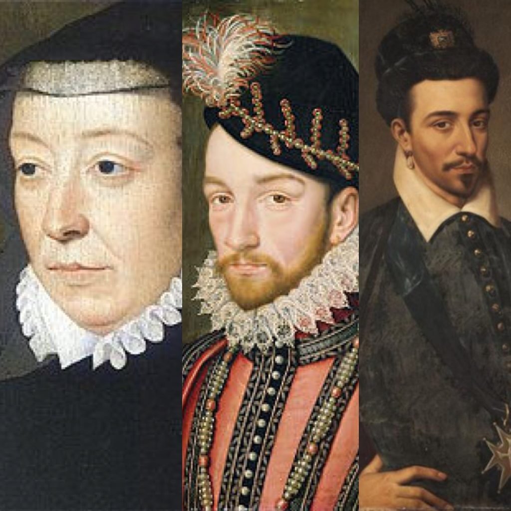 Caterina de Medici, Charles IX e Henri III