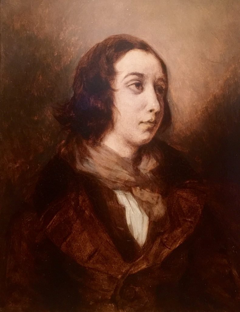 Delacroix ritratto di George Sand