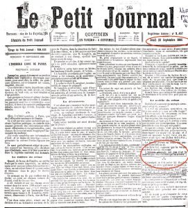 Le Petit Journal Troppmann