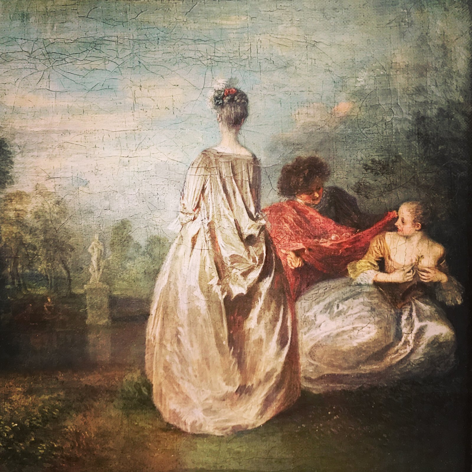 "à plis Watteau"