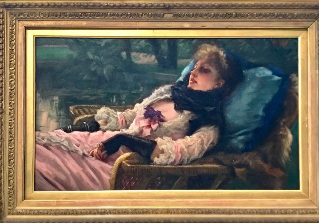 James Tissot, La Rêveuse