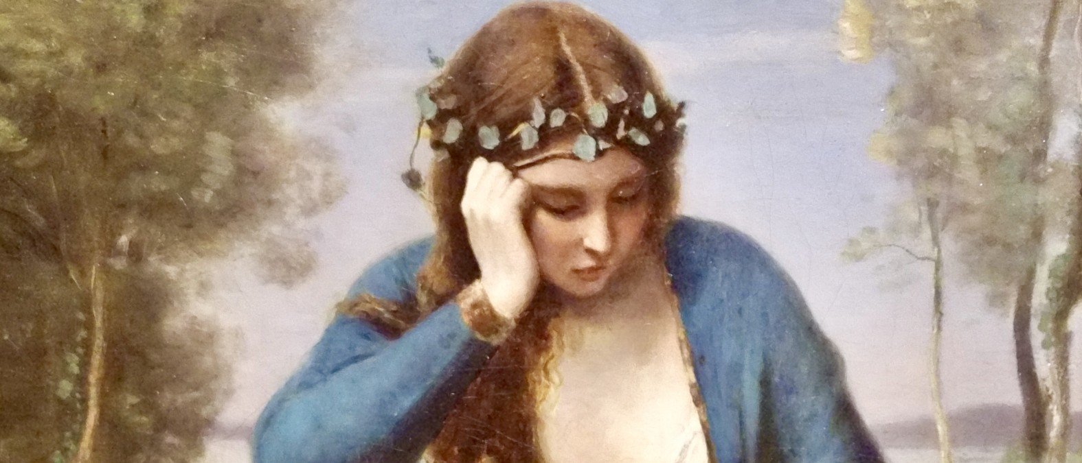 La lettrice coronata di Fiori o La Musa di Virgilio, Corot