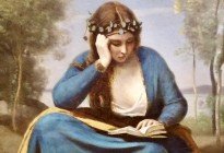 La lettrice coronata di Fiori o La Musa di Virgilio, Corot
