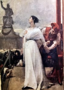 Madame Roland al patibolo