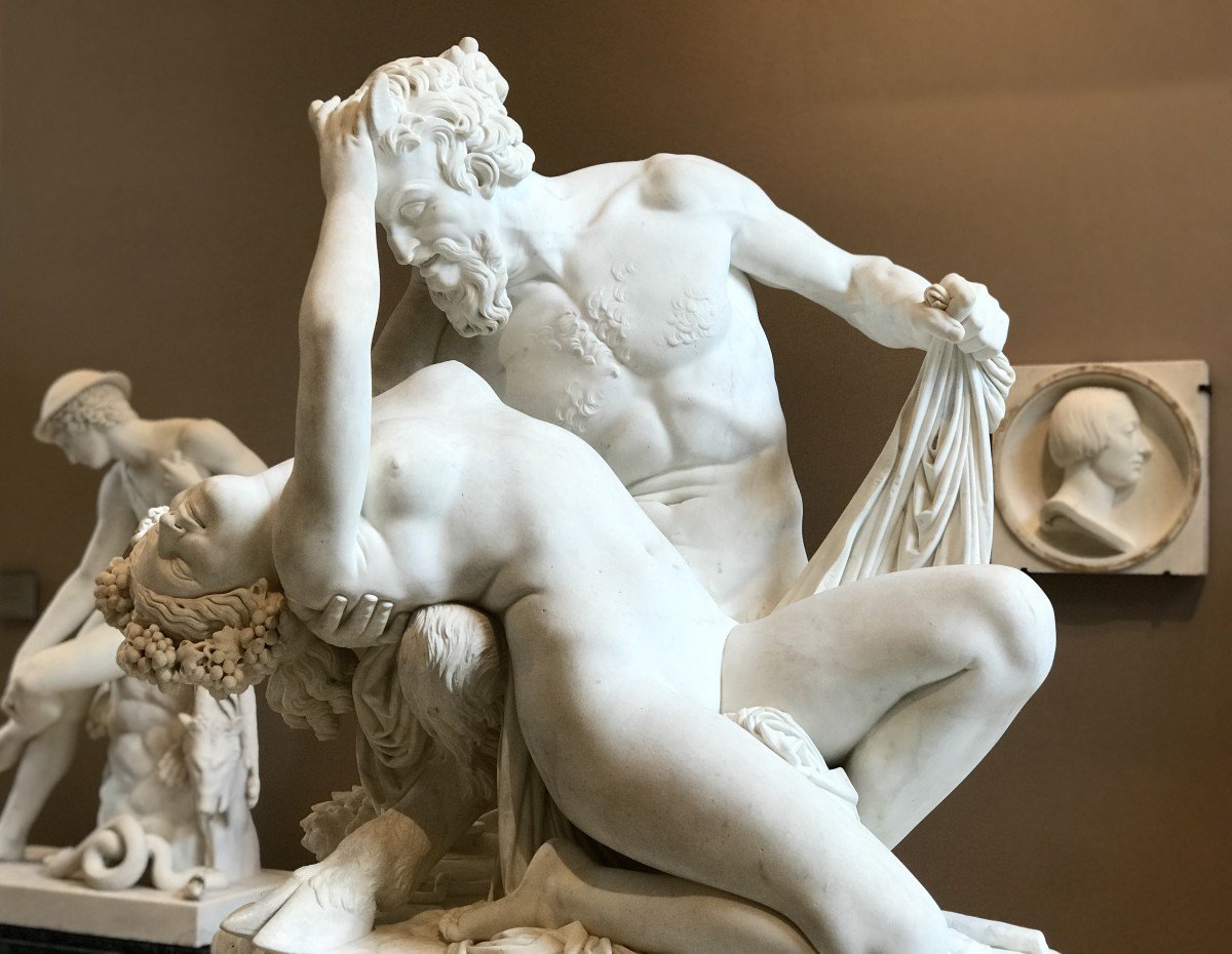 Pradier_SatiroEBaccante_1834_Louvre